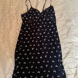 black butterfly dress